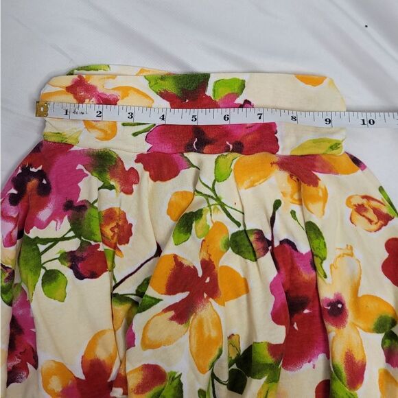 LAVENDER ALLEY two piece floral short sleeve top and skirt skort set 24m/2T - Picture 6 of 9